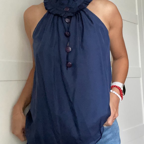 J Crew silk sleeveless blouse - Picture 3 of 6